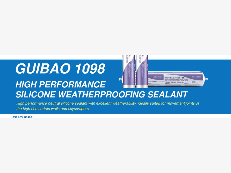 GUIBAO 1098 High Performance Silicone Weatherproofing Sealant