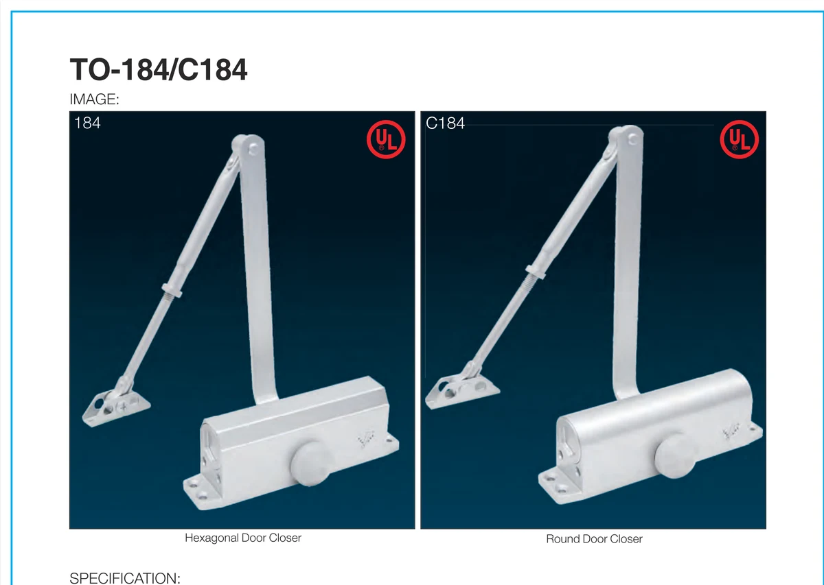 TO-184 / C184 Door Closer