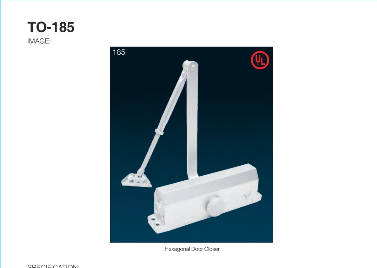 TO-185 Door Closer