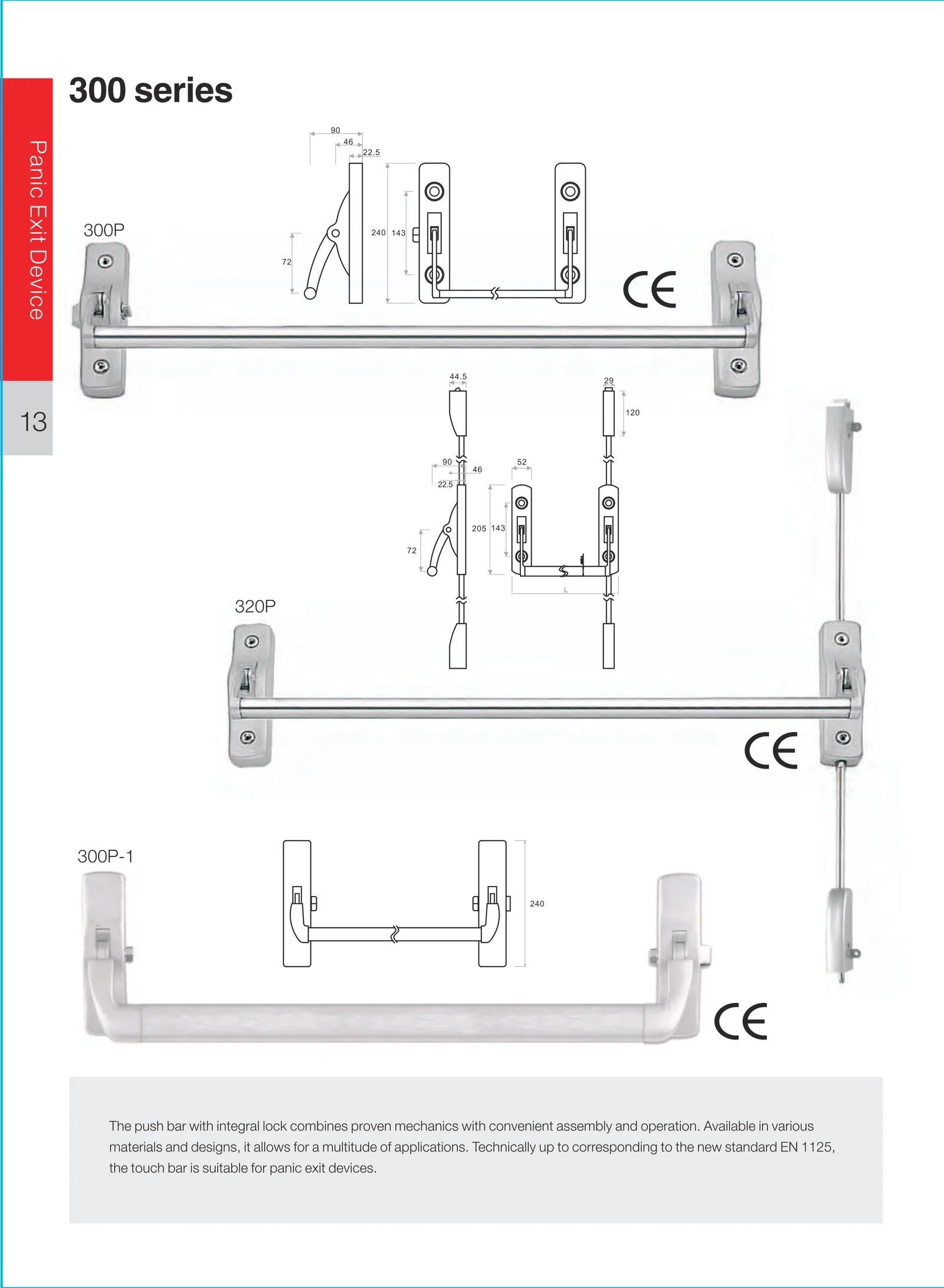 300 Series Panic Exit Device preview 2