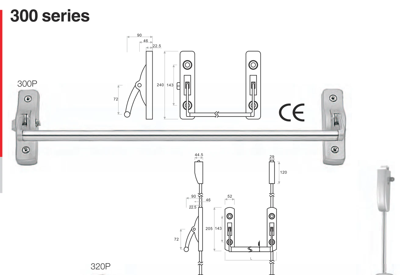 300 Series Panic Exit Device