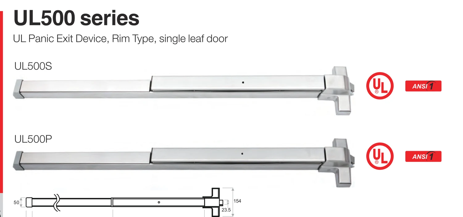 UL500 Series Panic Exit Device