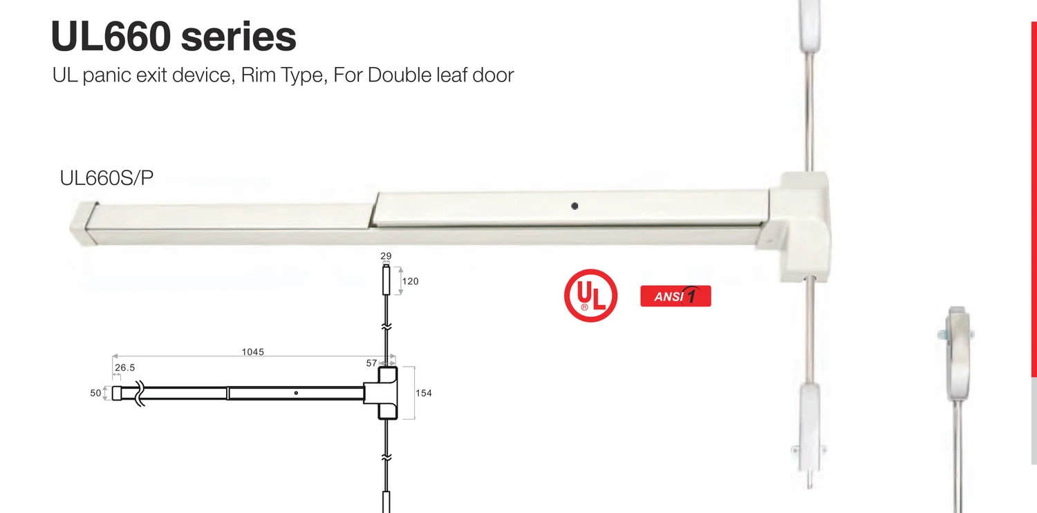 UL660 Series Panic Exit Device