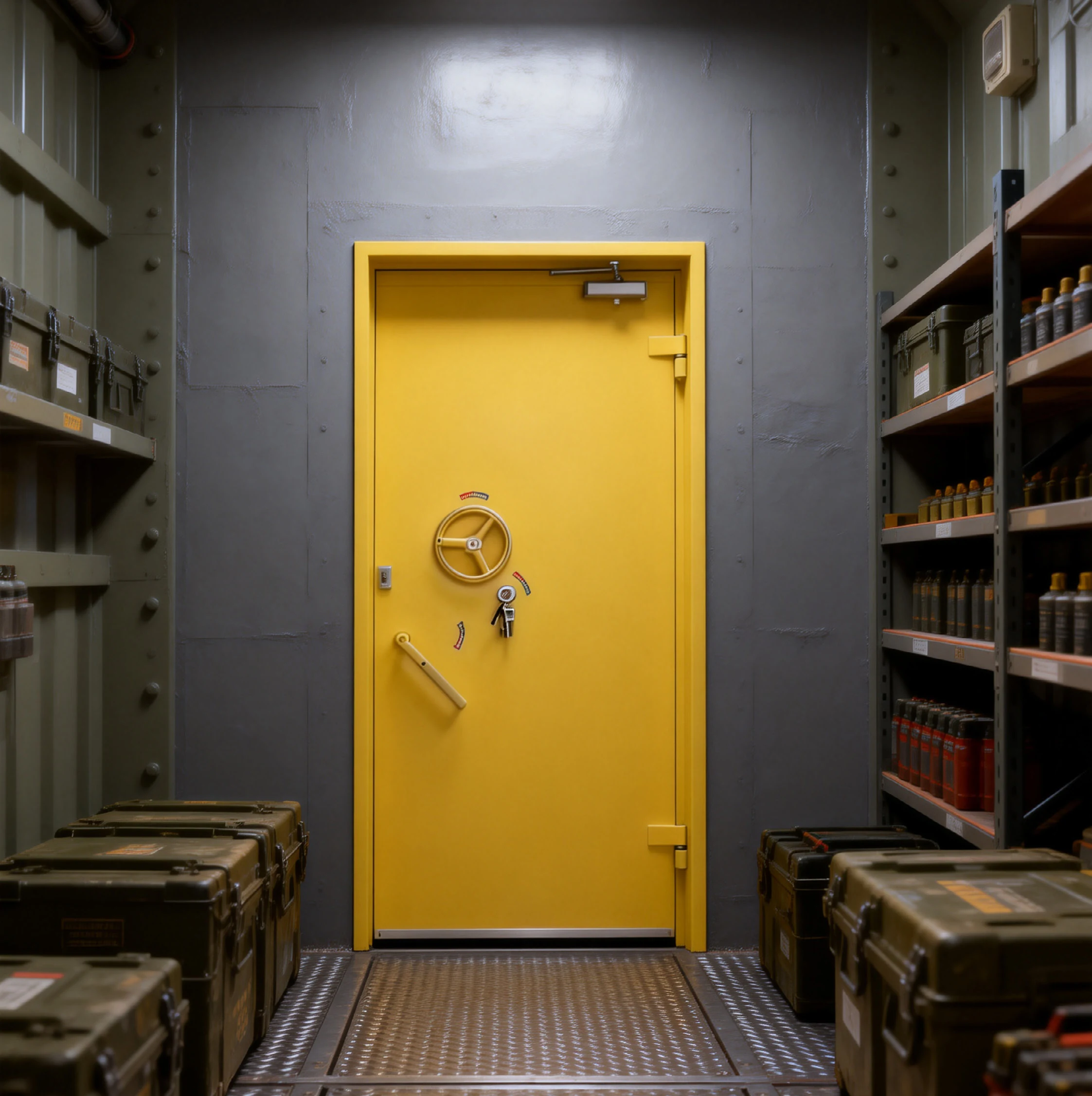 Moisture-Proof Airtight Door
