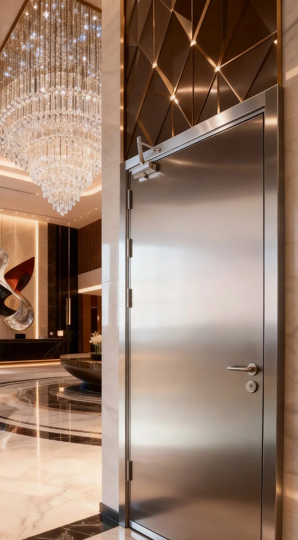 Stainless Steel Fire Rated Door view 2