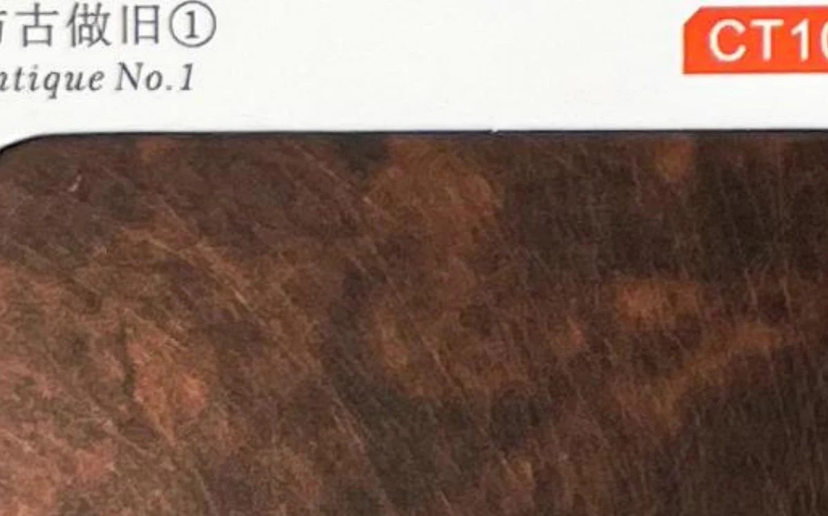 CT10-082 Antique No. 4 Stainless Steel Sheet