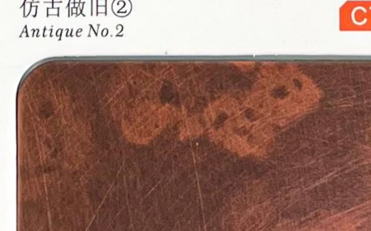 CT10-083 Antique No. 5 Stainless Steel Sheet