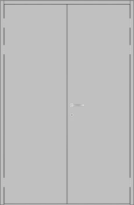 Steel-Wood Fire Rated Door view 4