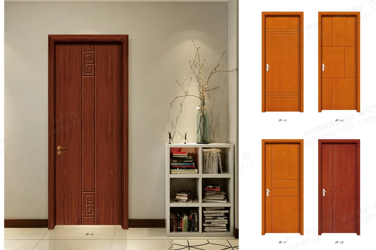 Hotel Corridor Concealed Frame Wooden Door