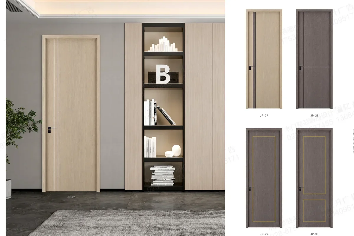 STC 35 Soundproof Hotel Suite Wooden Door